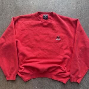 Sold Out Faconnable Embroidered Bird Logo Sweatshirt Size Medium Boxy Fit